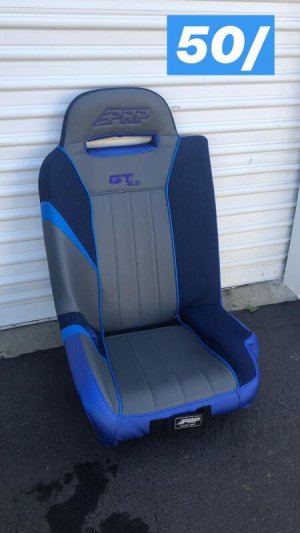 Polaris RZR XP Turbo Front Suspension Bench Seat - PRP Seats - GT/S.E. 50/50 - `15-`21